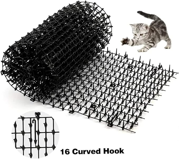 2m x 28cm Cat Scat Mat with Spikes Cat Dog Animal Spikes Repellent Deterrent Mat Anti Indoor Outdoor for Garden Fence
