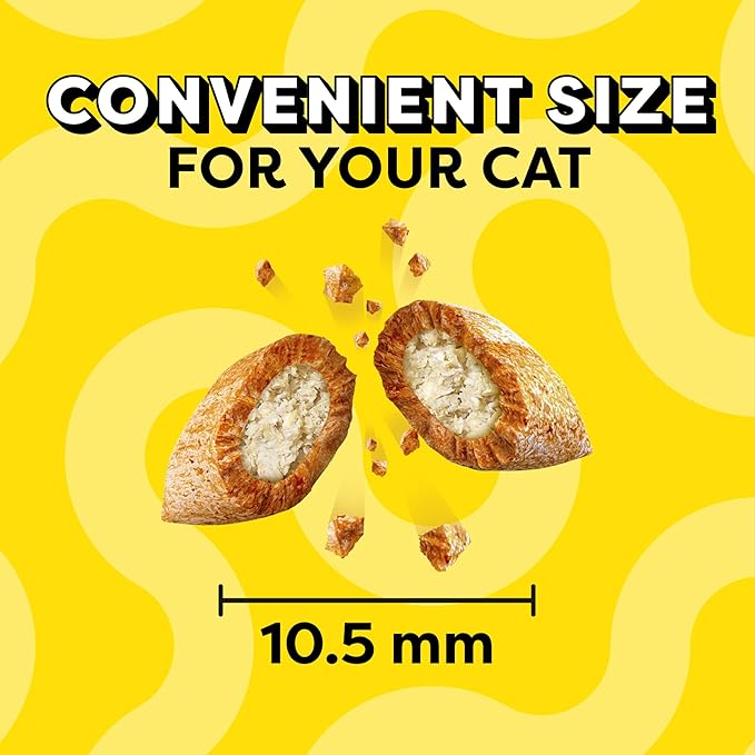 Temptations Cat Treats MixUps Surfer's Delight, Tuna, Shrimp, Salmon Flavor, Crunchy and Soft Cat Treats, 16 oz. Tub