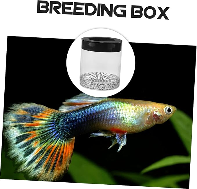 Fish Tank Hatching Box Floating Breeding Box Survival Rate Enhancer for Baby Fry Fish