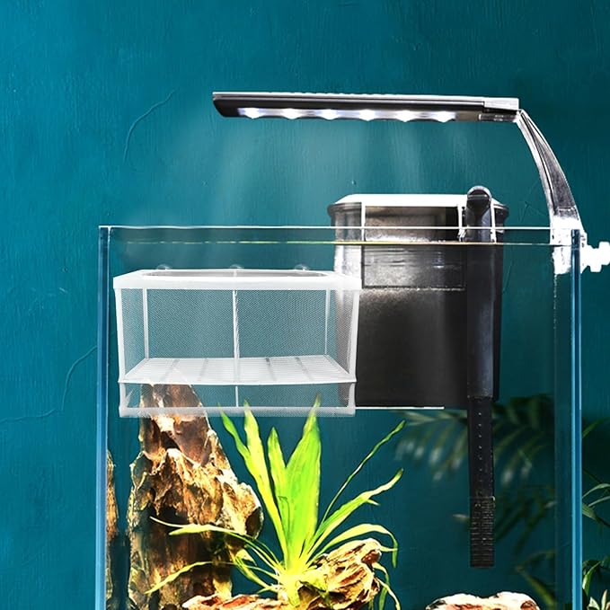 2pcs Aquarium Breeding Box Isolation Mesh Fish Tank Supplies for Hatching and Rearing Fish Style