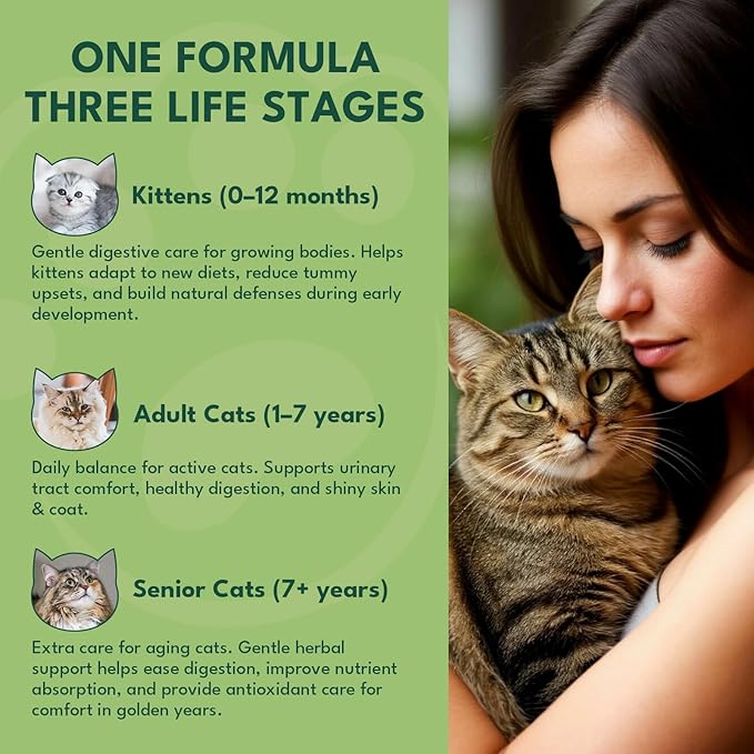 YOTANGO Natural Antibiotics for Cats, Cat Antibiotics for UTI & Itch Support, Immune, Digestive, Allergy, Skin & Coat Support for Cats and Kittens, for All Ages & Breeds (Chicken Flavor-60ml)
