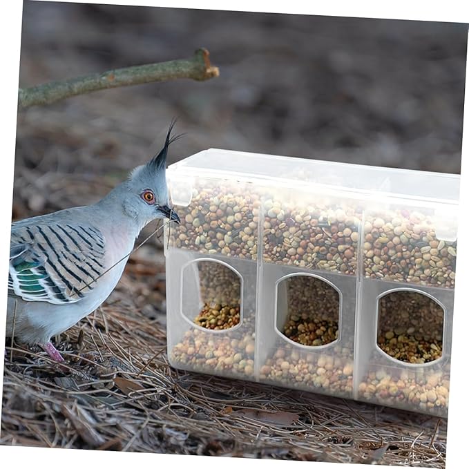 KESYOO 2pcs Automatic Feeder Bird Food Dispenser for Pigeon Parrot Quail Cage Bird Feeding Watering Supplies