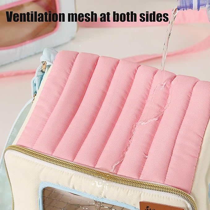 Bird Carrier Bag, Portable Warm Breathable, Pet Carrier with Stainless Steel Tray, Travel Cage with Sturdy Build, Bird Accessory, Pet Gear for Animal Pigeon Outing Travel Vehicle Car Indoor Outdoor