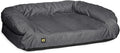 K9 Ballistics Tough Bolster Nesting Pillow Sofa Dog Bed with Removable Washable Cover - Durable, Water Resistant with Nonskid Bottom - Medium, Titanium Premium Finish