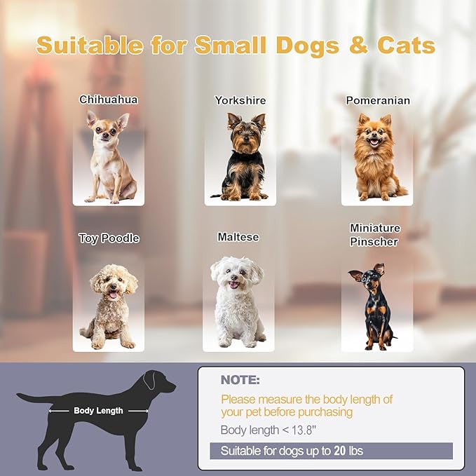 27'' Pet Sofa Bed for Small Dogs and Cats with Soft Cushion, Removable Cover, Anti-Slip Pads, Blue