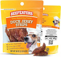 Beefeaters Duck Jerky Strips for Dogs 38oz, Oven-Baked High Protein Dog Treats Duck Jerky - Low Fat Grain-Free Dog Snacks - No Corn Wheat or Soy - Chewy Dog Jerky Treats for Training and Rewards