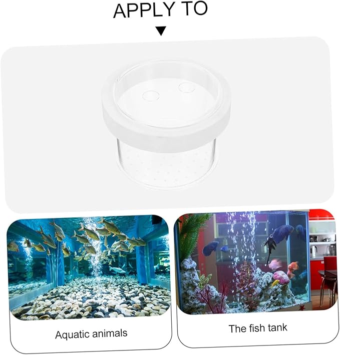 Didiseaon 3pcs Floating Acrylic Fish Breeding Box Fish Tank Isolation Container for Small Easy to Remove Water Quality Friendly Cover