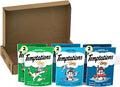 Temptations Cat Treats Classic Crunchy and Soft Seafood Lovers Variety Pack, 3 oz. Pouches (Pack of 6)