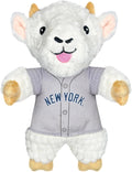 MLBPA Aaron Judge Goat Plush Toy for Dogs and Cats with Squeaker, Wearing a Team Player Jersey! MLB New York Yankees Fun & Sporty Goat Shaped Dog Chew Toy, Interactive Pet Toy