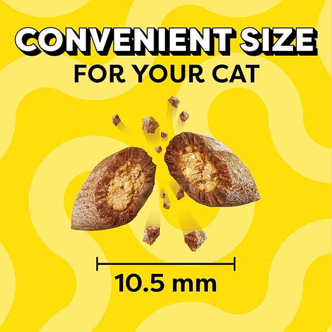 Temptations Cat Treats Classic Crunchy and Soft Cat Treats, Savory Salmon Flavor, 30 oz. Tub