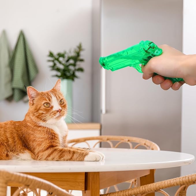 Geelin 2 Pack Squirt Spray for Cats Dogs Training Squirt Gun for Cats Deterrent Water Spray Pistols for Dogs Pets Training