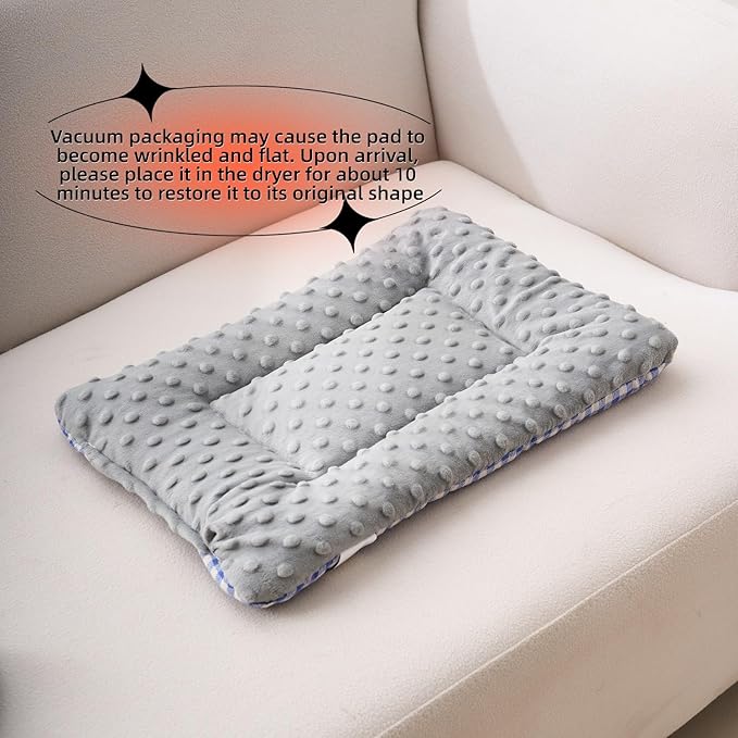 SHENGOCASE 4-Pack Soft Pet Kneading Pillow Cushion Bed, 17x12 Inch Padding for Cat Small Dog House, Cage Kennel Perch Shelf