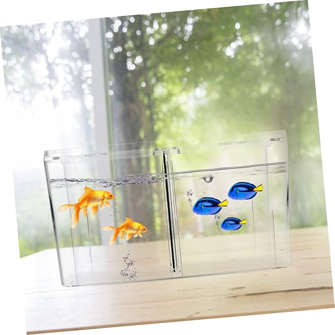 Fish Breeding Isolation Box Multi Functional Aquarium Breeding Container for Fry Hatching and Easy to Clean for Isolating Aggressive Fish and Protecting