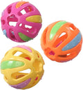 Super Bird Creations SB1057 Kaleidoballs Bird Foot Toy, Medium/Large Bird Size, 2.5" Diameter (4 Pack)