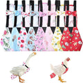 8 Pcs Chicken Diapers Bird Diaper Reusable Duck Diapers Waterproof and Adjustable Chicken Accessories Poultry(L)