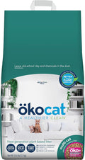 ökocat Multi-Cat Wood Clumping Cat Litter, Unscented, 12.6 pounds - Natural Ingredients, Obliterates Odors with Natural Odor Neutralizer, Clumps Solid, 99% Dust Free, Great for Multiple Cats
