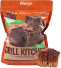 Havira BBQ Dog Treats Spareribs 8 Count, Grill-Shaped Rawhide Free Dog Chews Bone, Easily Digestible, for All Life Stages