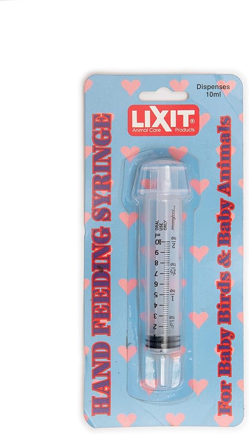 Lixit Hand Feeding Syringes for Puppies, Kittens, Rabbits and Other Baby Animals (10ML Pack of 4)