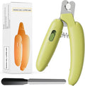 Dog Nail Clippers,Dog Nail Trimmers for Small Medium Dogs and Cats - Professional Grooming Tool with Safety Lock, Sharp Stainless Steel Blade Prevents Splitting，Includes Nail File (Green-mini)