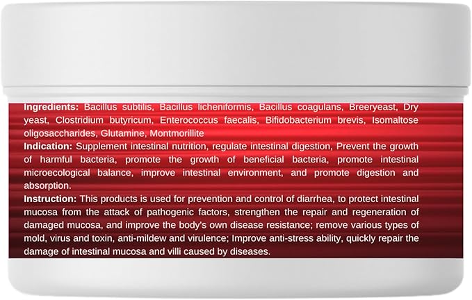 Avian Gut Health & Digestive Support – Multi-Strain Probiotic Blend, Natural Intestinal Balance Supplement for All Birds, Promotes Healthy Digestion & Immune Function