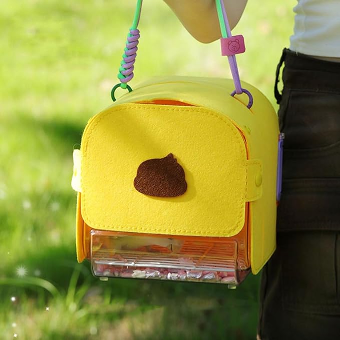 Light Weight Pet Carriers Transparents Portable Bird Cage with Removable Tray for Budgies and Small Birds Travel Cage with