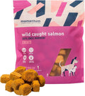 Momentum Carnivore Nutrition Freeze-Dried Wild-Caught Salmon Dog Treats & Cat Treats – Single-Ingredient, High-Protein, Grain-Free, Natural Source of Omega-3s – Made in USA – 3 oz Bag