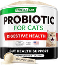 StrellaLab Cat Probiotic Powder - Probiotics for Cats with Diarrhea - Easy to Mix Powder - Cat Probiotics for Indoor Cats, Health Supplies Food Supplement, Pet Probiotics, Digestive Support (4 oz)