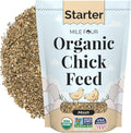 Mile Four Organic Chicken Feed – Starter Chick Mash, Non-GMO, USA Grown, 21% Protein, Corn-Free, Soy-Free, Non-Medicated Chick Feed, 2 lb Sample