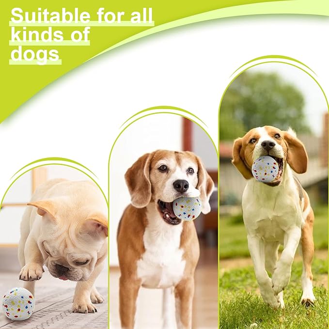 Interactive Dog Toys - Automatic Tennis Ball Launcher for Medium to Large Dogs, Outdoor Exercise & Training, Perfect Home Dog Toy 3 Ball (Orange, Large)