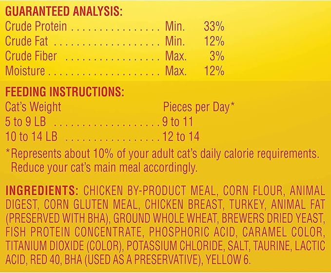 Meow Mix Irresistibles Soft Cat Treats Made With Real Salmon, 3 Oz. Pouch (Pack of 5)