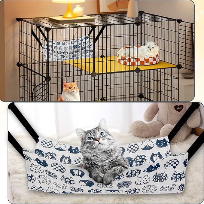 Ferret Cage Kitten Bed Hammock - Guinea Pig, Rat, Chinchilla, Hamster, Cat & Rabbit Cage Accessories