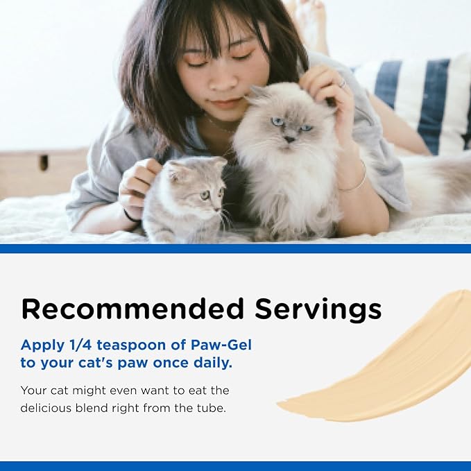 Nutri-Vet Multi-Vite Paw Gel for Cats,Daily Vitamin,Kitten Supplies,Immune Support,Cat Vitamin,Potent Antioxidants,Multi-Vitamin Paw Gel,Senior Feline Supplements,3 oz,(Pack of 2)