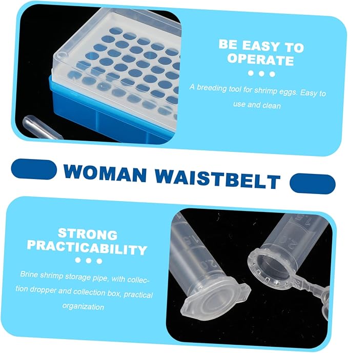 Brine Shrimp Hatchery Storage Tube Set Shrimp Collecting Box with Dropper for Hatching Fishing Accessories