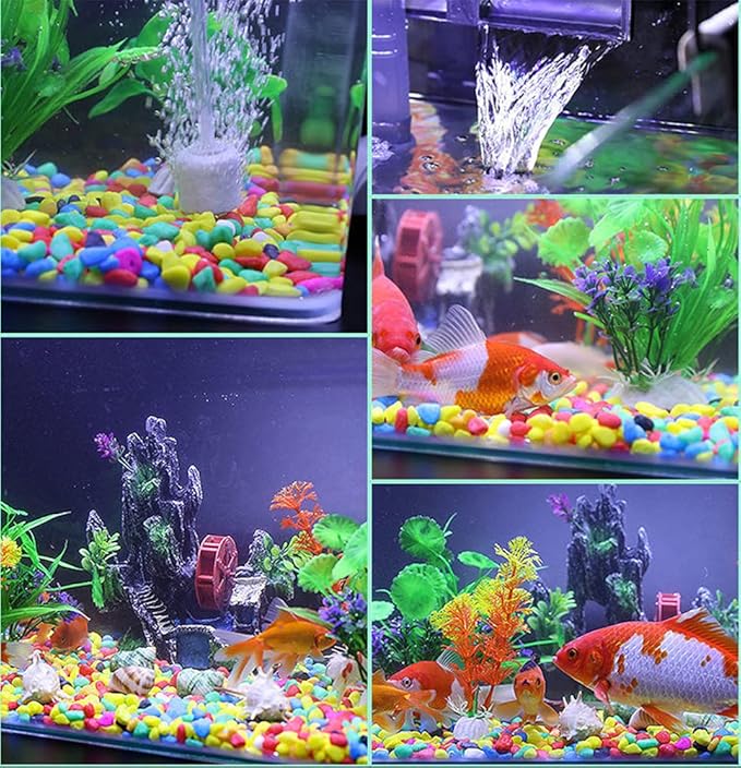 4 Gallon Aquarium Fish Tank，Rimless Aquarium Tank，13.8" L × 8.3" W × 9.1" H
