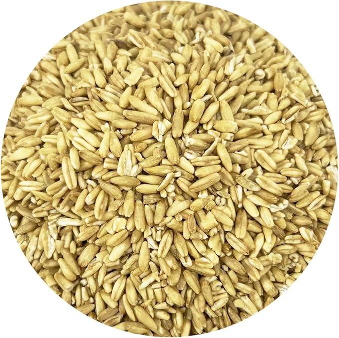 PACIFIC Organic Petfood Organic Feed Oat Groats - Oat Groats for Birds | Rich with Fiber & Minerals | USDA and CCOF Certified | Packed in USA (5 Pound (Pack of 1))