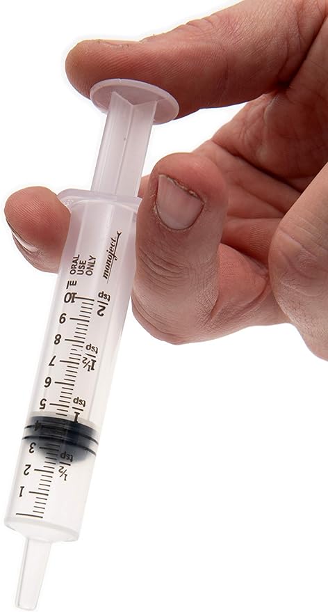 Lixit Hand Feeding Syringes for Puppies, Kittens, Rabbits and Other Baby Animals (10ML Pack of 4)