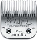 Andis Carbon-Infused Steel UltraEdge Dog Clipper Blade, Size-3-3/4 FC, 1/2-Inch Cut Length (64135)