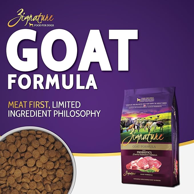 Zignature Goat Limited Ingredient Formula Dry Dog Food 25lb