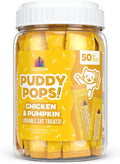 Weruva Puddy Pops, Chicken and Pumpkin Lickable Cat Treats, 0.5oz Tube, Pack of 50