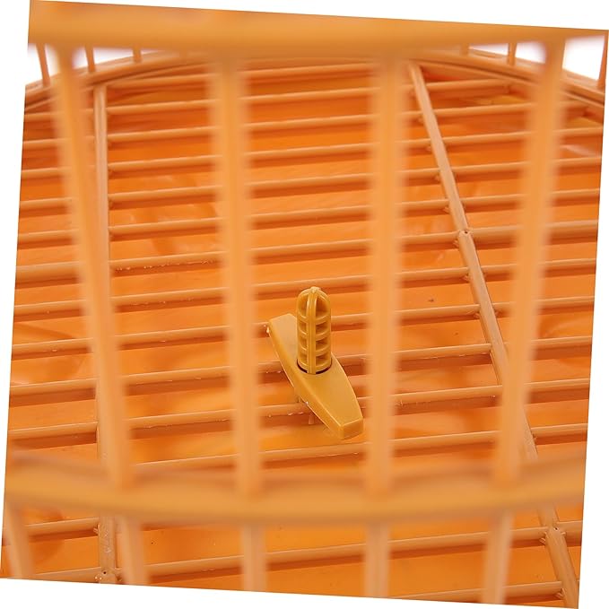BESPORTBLE Hanging Bird Cage for Decor Plastic Birdcage Round Shape and Bird Nest Decoration for Small Pets
