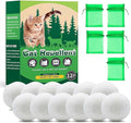 10/12 Pack Dog Deterrent, Cat Repellent Spray, Safe and Effective Formula, for Indoor Outdoor Use, Protects Gardens Furniture from Scratching Digging, Pet and Plant Friendly. (White 12pcs)