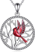 KZX Cat/Dog/Phoenix/Eagle/Whale/Shark/Puffin/Starfish/Chicken/Butterfly/Owl/Bee/Frog/Seahorse Necklace Sterling Silver Animal Pendant Jewelry Gift for Women