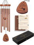 Pet Memorial Gifts for Dogs, 28" Dog Memorial Wind Chime, Pet Loss Sympathy Gift, Loss of Dog Remembrance Condolences Passing Away Gift