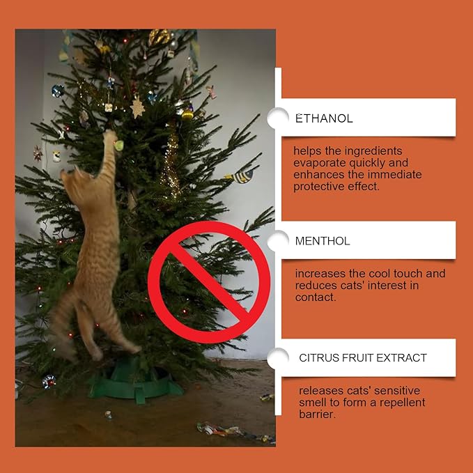 120ml AntiClimbing Cats Sprays Citrus Base Deterring Furniture Guard Damage Prevention Indoor Control Anticat Climbing Sprays for Furniture