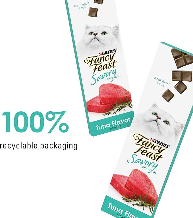 Purina Fancy Feast Savory Cravings Tuna Flavor Limited Ingredient Soft Cat Treats