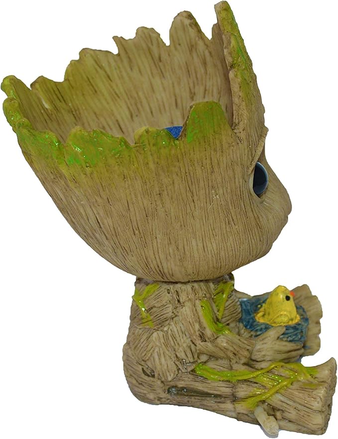 TEEMO Aquarium Groot Air Bubbler Decorations, Air Bubbler Decorations for Fish Tank.(Large Size 3.75'x5.7'x3.5')