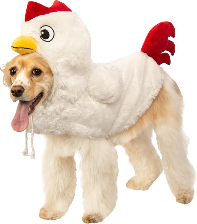 Rubies Chicken Pet Costume for Dogs or Cats, Small