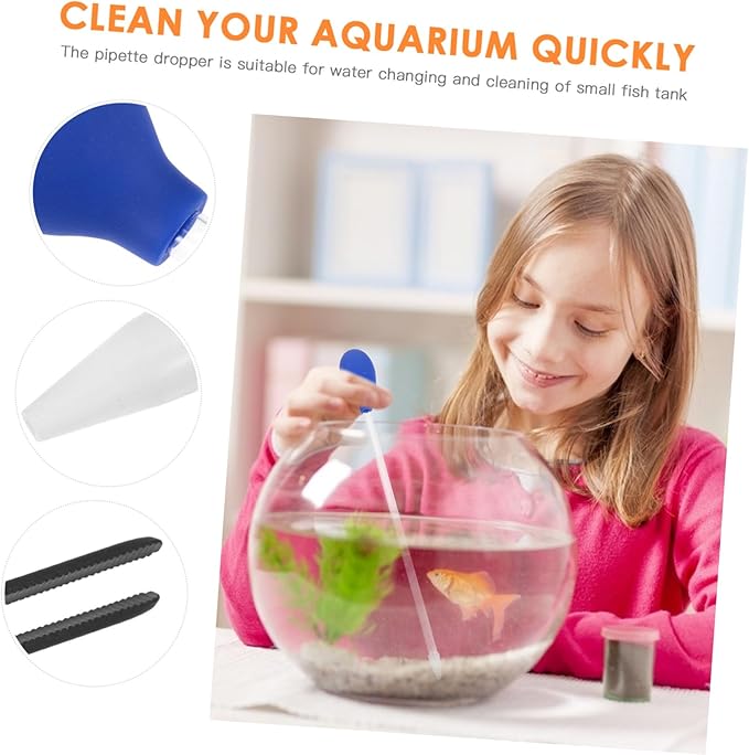 BESPORTBLE 4pcs Fish Tank Cleaning Tweezers and Waste Lightweight Aquarium Tools for Efficient Gravel and Residual Removal