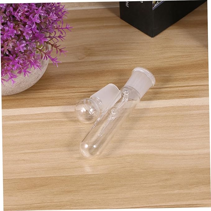 DOITOOL 2hole Aquarium Glass Turbellarian Catcher Glass Worm Trap for Easy Catching Aquarium Accessory for Maintaining Healthy Fish Tank