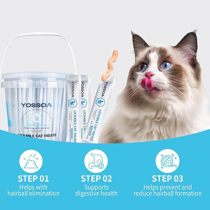 100tubes Cat Treat Snack Wet Lickable Stick Lickable Treats Dogs & Cats Omg3 Squeezable Creamy Purée Cat Snack Chicken Lickables Treat with Multivitamin pet Treats Healthy Grain-Free (100 Tubes)